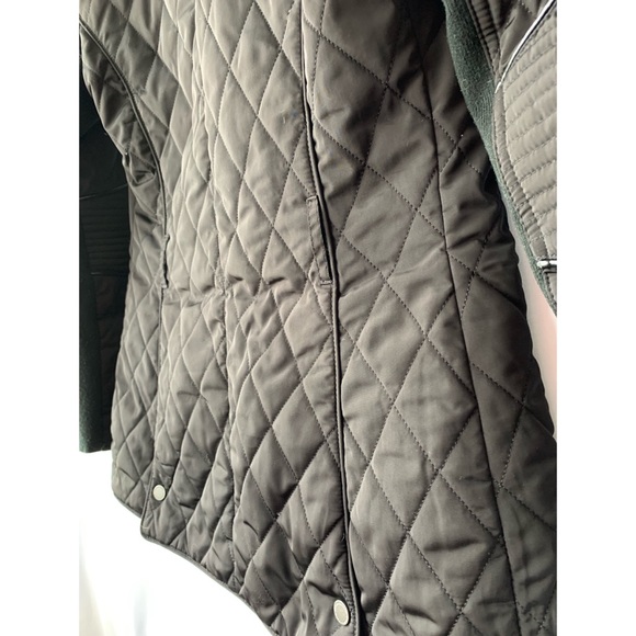 XS, BCBGMaxAzria, black quilted winter jacket - Picture 9 of 16